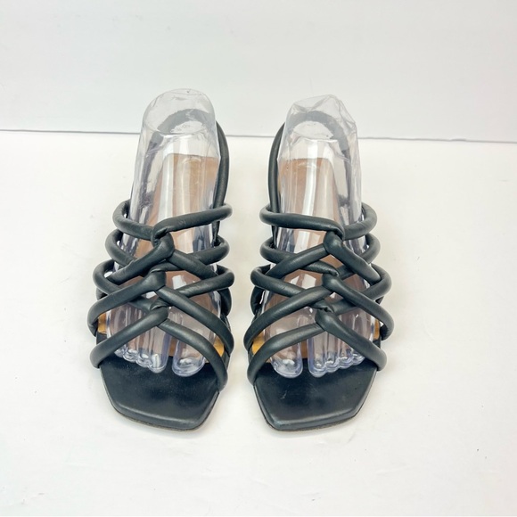 COCLICO Black Strappy Sandals US 8 Euro 39 Leather Made In Spain. - Picture 5 of 12